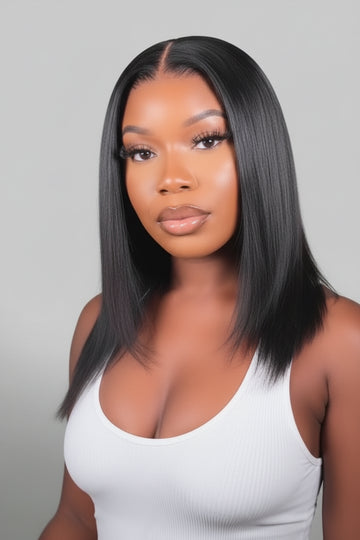MOANNE – Perruque Yaki Straight Glueless Wear & Go 13x4