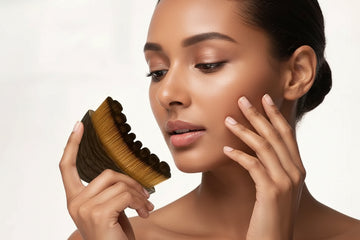 Brosse de massage lymphatique visage et cou | Drainage lymphatique, effet tonifiant