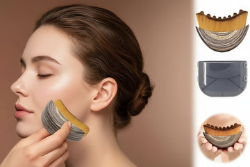 Brosse de massage lymphatique visage et cou | Drainage lymphatique, effet tonifiant