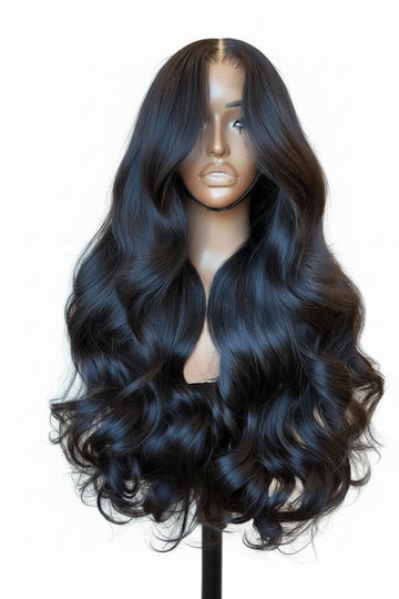 LAURA – Perruque Body Wave en Cheveux Humains Remy 100% | Lace Closure naturelle & élégante