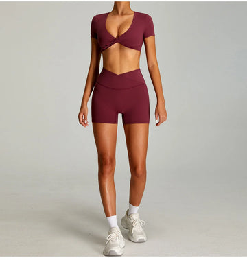 Women's Sexy Bare-Back Quick-Dry Yoga Top - Naked-Fit Tight Workout T-Shirt for Gym & Outdoor Fitness