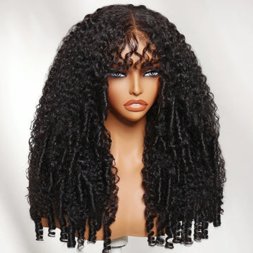 BÉLINDA – Lace Front Curly | Boucles glamour & frange tendance