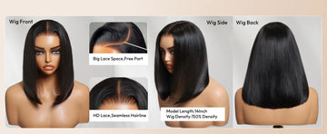 CÉLINE – Lace Closure Bob Lisse | Élégance intemporelle & finition soyeuse
