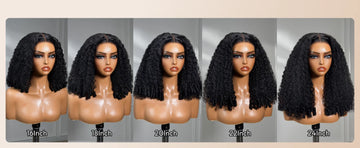 ÉLORA - Perruque bouclée Burmese Curly 7x5 – Bye Bye Slip™ sans colle | Pointes Finger Coil, cordon invisible, 100% cheveux humains