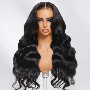 LAURA – Perruque Body Wave en Cheveux Humains Remy 100% | Lace Closure naturelle & élégante