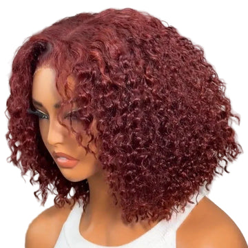 ÉLINA – Jerry Curly 7x5 brun aux reflets roux | Maintien parfait, sans colle, densité 150%