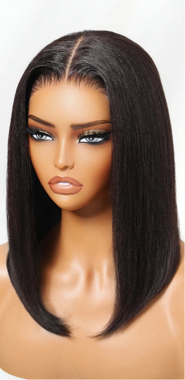 MOANNE – Perruque Yaki Straight Glueless Wear & Go 13x4