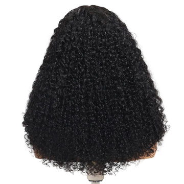 PEGGY - Water Curly bouclée – 7x5 / 13x4 lace | Pré-coupé, pré-blanchie, sans colle, volume 150%