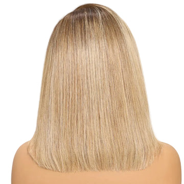 PATRICIA – Bob Lisse Blond Ombré | Chic lumineux & effet naturel