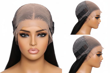 JUDY - 7x5 & 13x4 Lace Loose Wave Wispy Bangs Wig 100% Human Hair Glueless Wigs