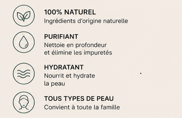 ESSENCE NATURAL – Savon Noir Africain Apaisant & Clarifiant